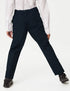 2pk Girls' Slim Leg School Trousers (2-18 Yrs)